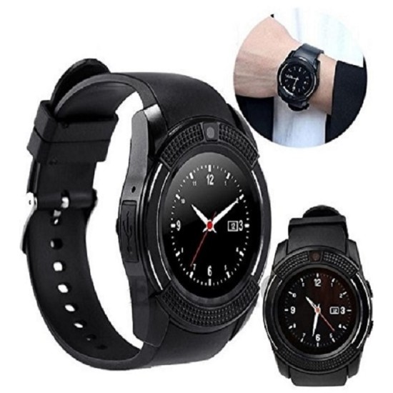V8 Smart Mobile Watch Bluetooth Touch Screen Single Sim with Camera
