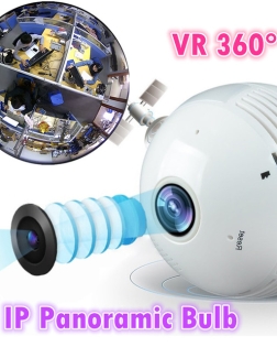 Panoramic Light Bulb Wifi Camera 360 Degree 