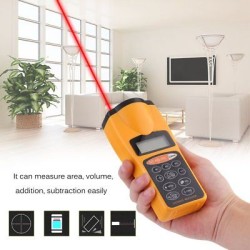 Ultrasonic Distance Measurer Laser Pointer