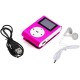 AR02 Mini MP3 Player With Display Pink