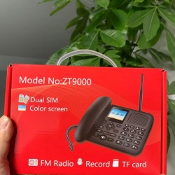 DLNA ZT9000 Sim Land Phone 2 Sim Call Record FM
