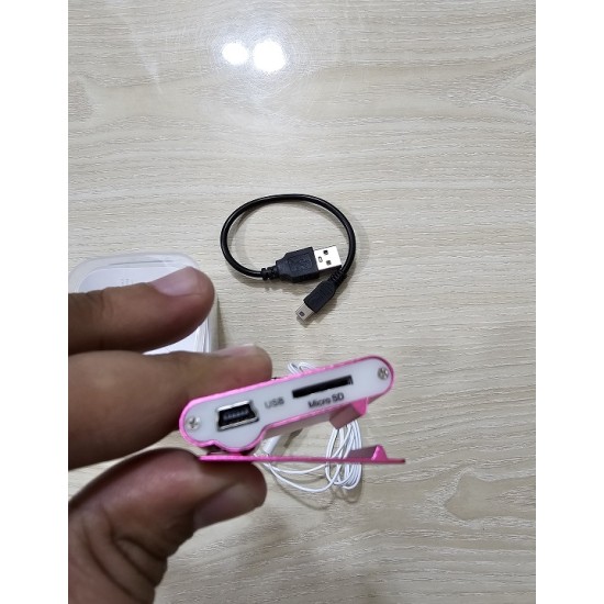 AR01 Mini Mp3 Music Player Pink