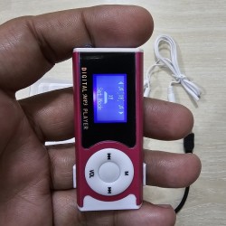 AR03 Mini MP3 Player With Display Pink
