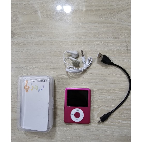 AR16 Mp3 Mp4 Player with FM Radio Pink