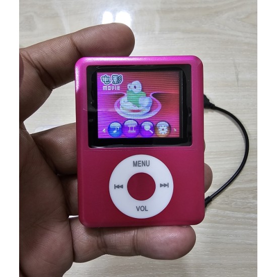 AR16 Mp3 Mp4 Player with FM Radio Pink