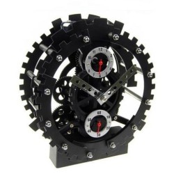 Luxury Metal Desktop Gear Clock HY-G040