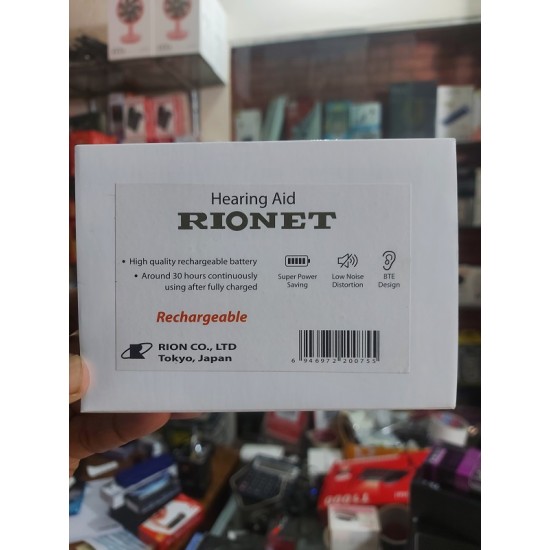 Rionet Hearing Aid Rechargeable 30 Hour Battery