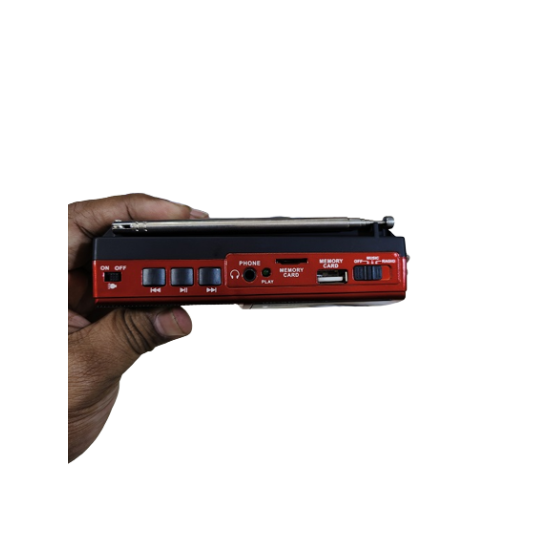 RK 9803 Bluetooth 9 Band FM Radio With USB TF Music Player