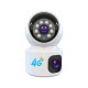 4G V380 Pro Sim Support Wifi Camera Dual Lans 1080p Rotatable 360