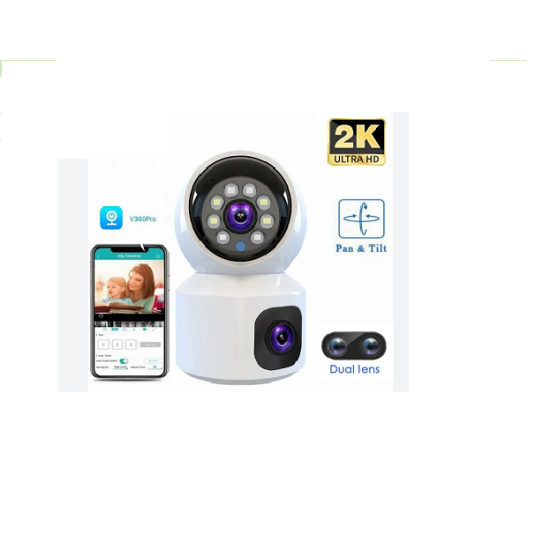 4G V380 Pro Wifi Camera Dual Lans Sim Support 1080p Rotatable 360
