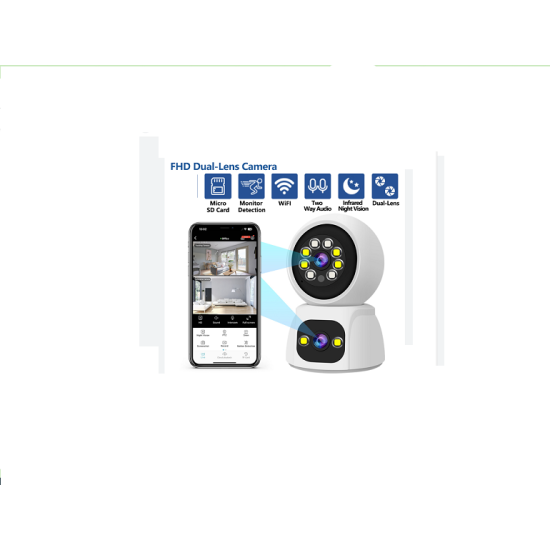 4G V380 Pro Wifi Camera Dual Lans Sim Support 1080p Rotatable 360