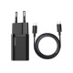 Baseus 25W Super Si Quick Charger Set Type-C to Type-C