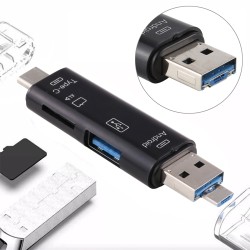 5 in 1 OTG Card Reader Support Android, Type-c And USB