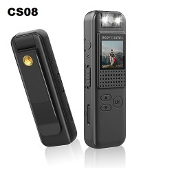 CS08 Mini Body Camera Sports HD 180° Rotating Lens And Night Vision