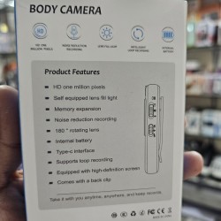 CS08 Mini Body Camera Sports HD 180° Rotating Lens And Night Vision