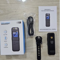 CS08 Mini Body Camera Sports HD 180° Rotating Lens And Night Vision