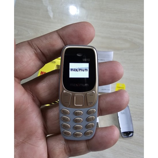 Maximum MB10 Mini Phone 1000mAh Auto Call Record FM With Warranty