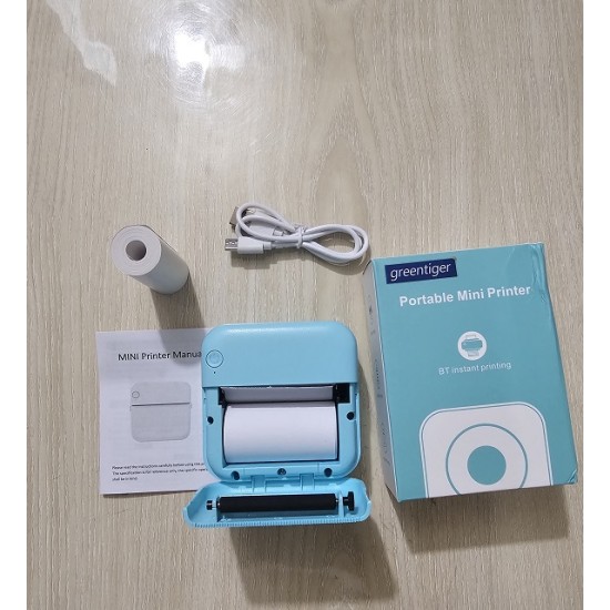 MX07 Bluetooth instant Printer Portable Mini Pinter 2 Roll Free