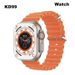 KD99 Ultra Smartwatch 1.99 Inch Waterproof Wireless Charging Series 8 - Orange