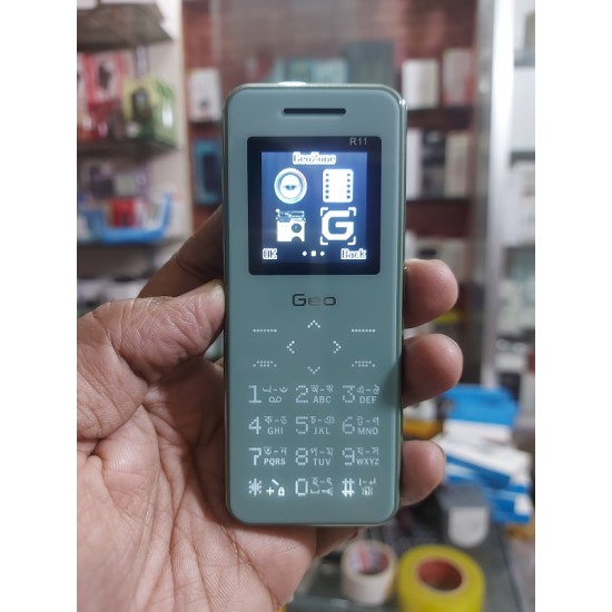 Geo R11 Mini Phone Touch Keypad Blue