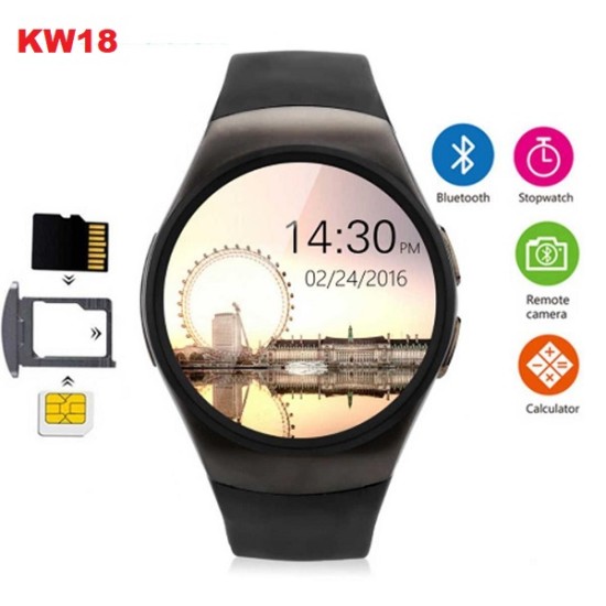 Kingwear KW18 Smart Watch Sim Supported