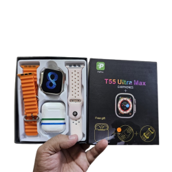T55 Ultra Max Smart Watch With Earpods Watch 8