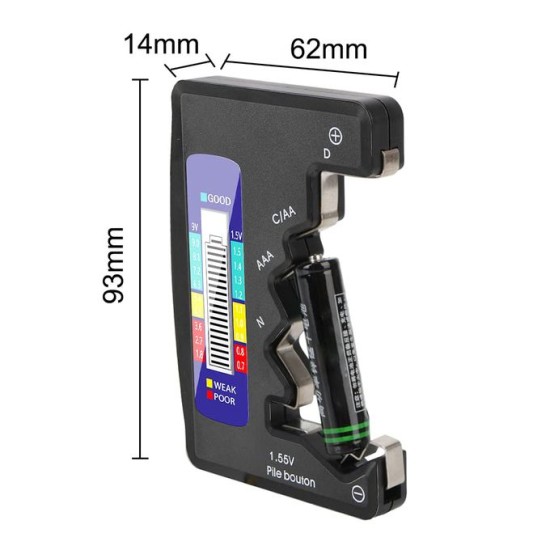 BT886 Portable Battery Level Tester Cheaker