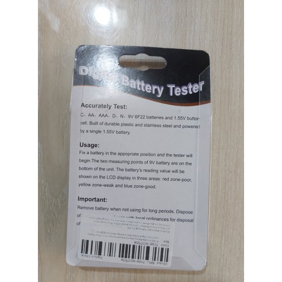 BT886 Portable Battery Level Tester Cheaker