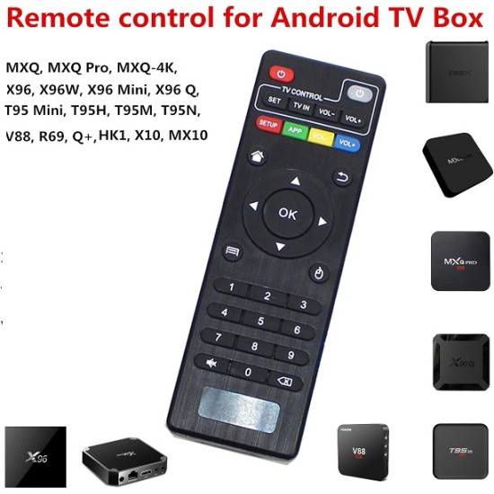 Android TV BOX Remote Control For MXQ, MXQ Pro, MXQ-4K, X96, X96W, X96 Mini