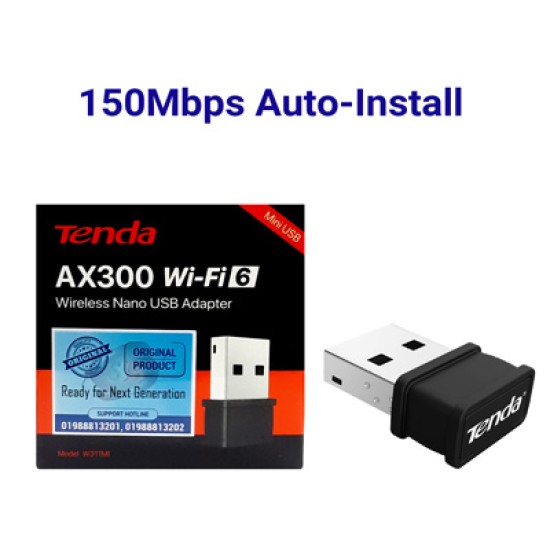 Tenda W311MI AX300 Wi-Fi 6 Wireless Nano USB Adapter