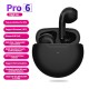 Air Pro 6 TWS Wireless Bluetooth Headphone