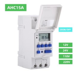 Digital AHC15A Timer Switch LCD Display