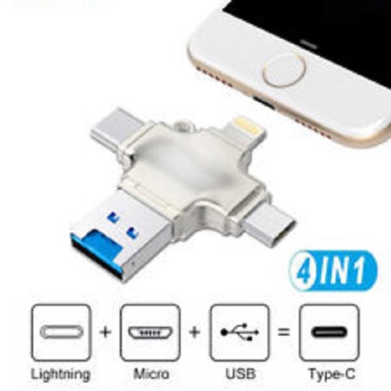 4 in 1 OTG Card Reader 