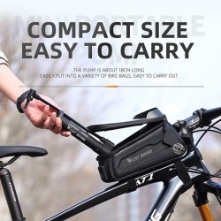 WEST BIKING MTB Bicycle Pump 80 PSI Bike Manual Air Pump