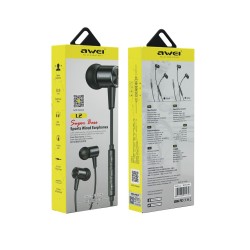 Awei L2 Super Bass Sports Wired Earphones- Original