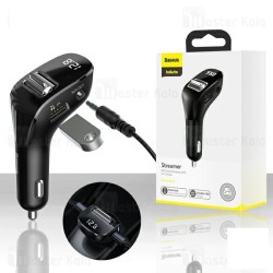 Baseus F40 Wireless Car Charger MP3 Dual USB 3A Bluetooth 5.0 FM Transmitter with LED Display