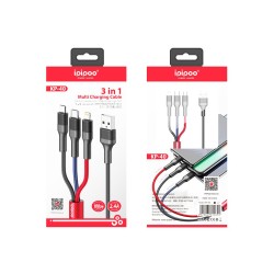 ipipoo kp-40 3 in 1 charging cable Lightning