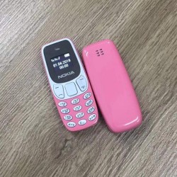 BM10 Mini Mobile Phone Dual Sim Option Pink