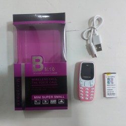 BM10 Mini Mobile Phone Dual Sim Option Pink