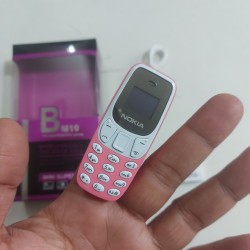 BM10 Mini Mobile Phone Dual Sim Option Pink