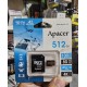 Apacer 512GB Micro A2 Class10 Memory Card with Adapter