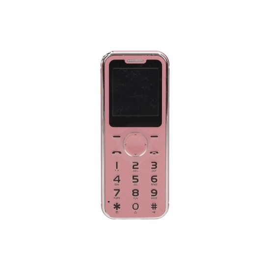 A1B Super Slim Card Phone Dual Sim And Memory Card Rose Gold