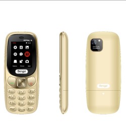 Bengal Royal 4 Slim Feature Phone With Warranty - Gold
