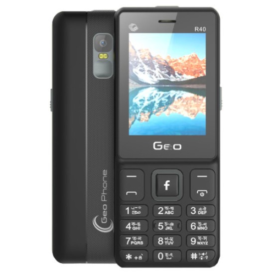 Geo R40 Four Sim Feature Phone 2500mAh Battery