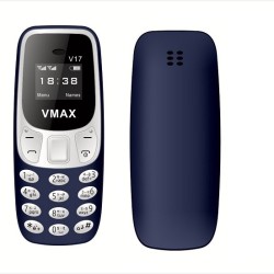 Vmax V17 Mini Phone 1000MAh With Warranty - Blue