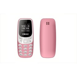 Vmax V17 Mini Phone 1000MAh With Warranty - Pink