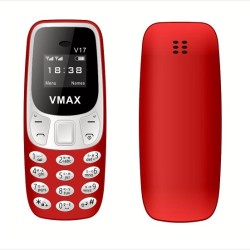 Vmax V17 Mini Phone 1000MAh With Warranty Red
