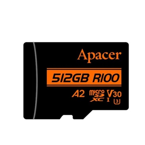 Apacer 512GB Micro A2 Class10 Memory Card with Adapter