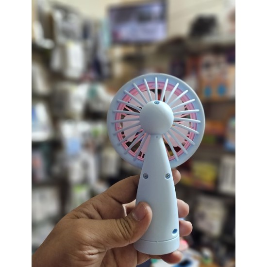 HQ66 Mini Fan With Light Rechargeable