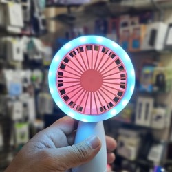 HQ66 Mini Fan With Light Rechargeable